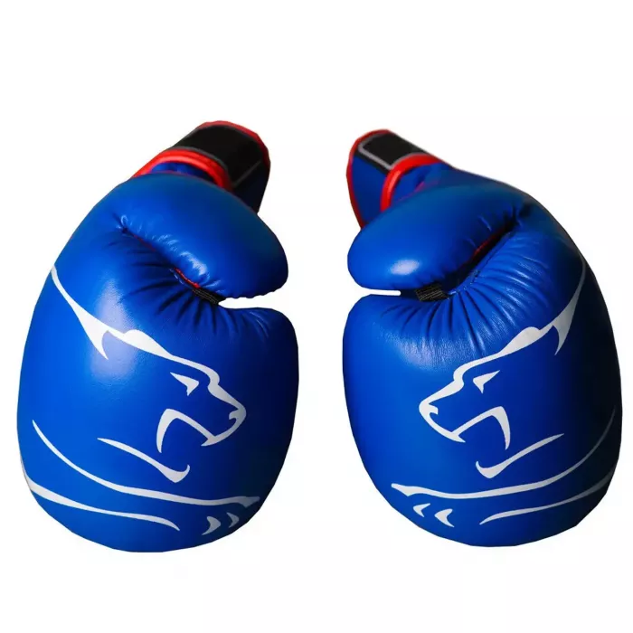 Боксерські рукавиці PowerPlay  Jaguar Сині 12 унцій